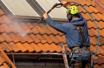 Démoussage et hydrofuge de toiture à Intréville
